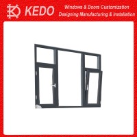 Aluminum Heat-Insulated Tri Fold Sliding Casement Window and Door